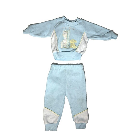 Vintage 1990’s Boys 12M Sweatsuit Set So Big  Bright Future - Picture 2 of 4